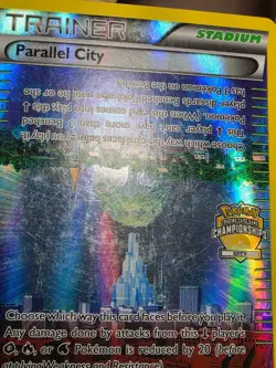 HP Pokemon Parallel City City Championships 145/162 League & Championship Card - Image 5