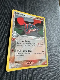 Salamence Delta Species 14/113 EX Pokemon Card HP/DMG - Image 2