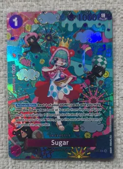 One Piece Sugar OP10-065: Special Foil Character Card 1000 HP EN - Image 3