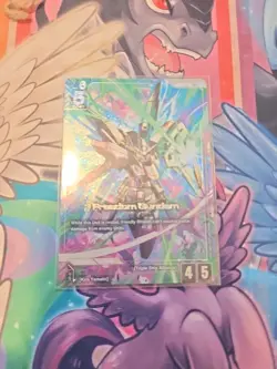 Gundam Card Game Freedom Gundam GD03-070 LR+ Alternate Art - Image 1