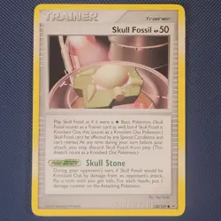 Skull Fossil 120/127 - Platinum Base - Common Pokemon Card - M / NM - Image 1