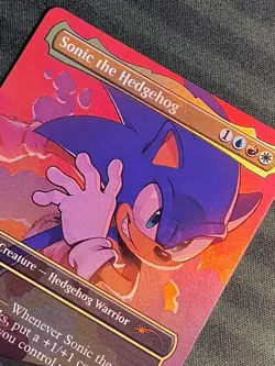 Sonic the Hedgehog Foil M 2087 Secret Lair Sonic SEGA SLD MTG NM+ - Image 4