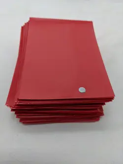 Lot Of (106) Red Ultra Pro Standard Size Sleeves - Image 1