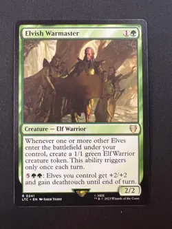 Elvish Warmaster R - The Lord of the Rings: Tales of Middle-earth 241 NM - Image 1