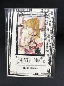 YuGiOh Death Note Trading Card Special Edition Rare No.09 Misa Amane - Image 2