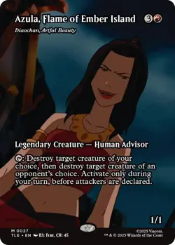 Azula, Flame of Ember Island (Borderless) - Avatar: TLA: EL - 27 - LP/NM - Image 1