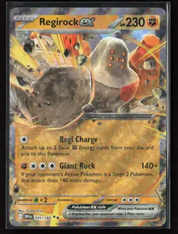 Regirock ex 101/182 SV10: Destined Rivals Pokemon TCG NM - Image 1