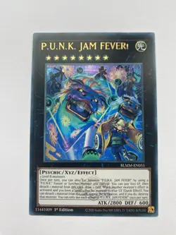 BLMM-EN051 P.U.N.K. JAM FEVER! Emblazoned Ultra Rare YuGiOh - Image 1