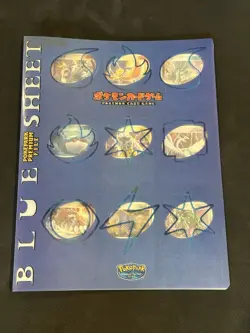 Pokemon Card PokePark Premium File Blue Sheet Forest Pikachu Celebi Promo - Image 1