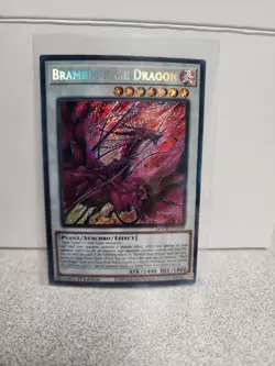 Yugioh! Bramble Rose Dragon (DOOD-EN039) *Secret Rare* 1st Edition - Image 1