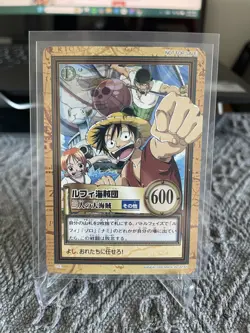 2000 One Piece Carddass Hyper Battle Not For Sale Promo Luffy Pirates C-E1 - Image 1