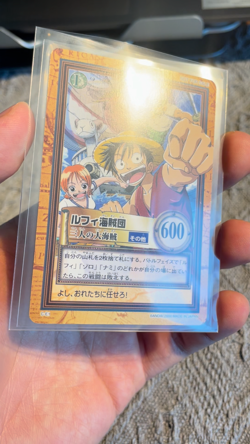 2000 One Piece Carddass Hyper Battle Not For Sale Promo Luffy Pirates C-E1 - Image 2