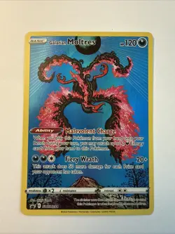 Galarian Moltres SWSH284 Black Star Promo Card 2023 Pokemon NM+ - Image 1