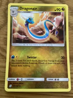 Dragonair Pokemon Card 149/236 Reverse Holo- Used -Sun & Moon-Unified Minds - Image 1