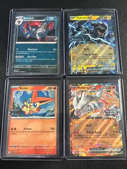 UNOVA HEAVY HITTERS BOX PROMO CARD SET - BLACK BOLT WHITE FLARE - NM/M - Image 1