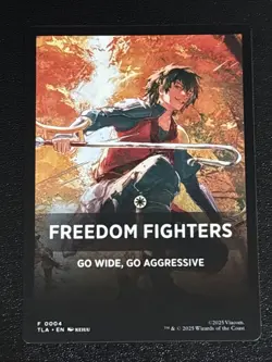 MTG Avatar: The Last Airbender Freedom Fighters Theme Card 0004 NM - Image 1