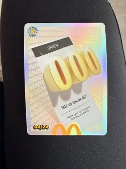 Mcdonalds Trading Cards 2026 Order 000, 04/24 Unredeemed code - New - Image 1