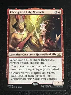 MTG Avatar: The Last Airbender: Eternal-Legal Chong and Lily, Nomads 0113 NM - Image 1