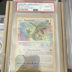 Pokemon Rayquaza 138/185 Swsh04 Vivid Voltage Amazing Rare Holo PSA 10 - Image 2