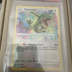 Pokemon Rayquaza 138/185 Swsh04 Vivid Voltage Amazing Rare Holo PSA 10 - Image 4