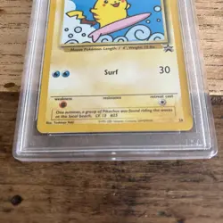 2001 Black Star Promo Surfing Pikachu - PSA 7 NM Pokemon League WOTC - Image 3