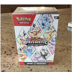 Pokemon Scarlet & Violet Prismatic Evolutions Booster Pack 6x English 2025 - Image 1