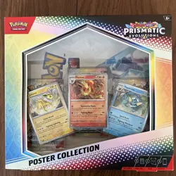 Pokemon TCG SV Prismatic Evolutions Poster Collection Box - New - Factory Sealed - Image 1