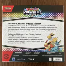 Pokemon TCG SV Prismatic Evolutions Poster Collection Box - New - Factory Sealed - Image 2