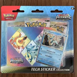 Pokemon TCG S&V Prismatic Evolutions Tech Sticker Collection [Glaceon] - Sealed - Image 1