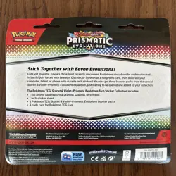 Pokemon TCG S&V Prismatic Evolutions Tech Sticker Collection [Glaceon] - Sealed - Image 2
