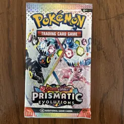 Prismatic Evolutions Pokemon TCG Scarlet & Violet Single Booster Pack (Assorted) - Image 1