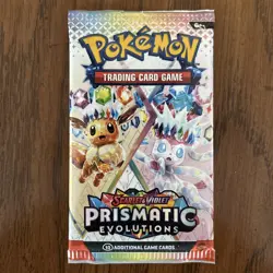 Prismatic Evolutions Pokemon TCG Scarlet & Violet Single Booster Pack (Assorted) - Image 4