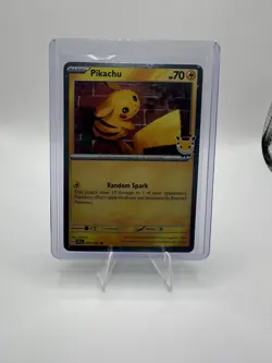 Pokemon Pikachu 051/162 Pokemon Day Stamp Temporal Forces Cosmos Holo - Image 1