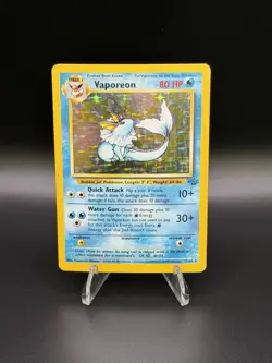 Pokemon TCG Vaporeon Jungle 12/64 Holo 1999-2000 Wizards Base Set - MP+ - Image 1