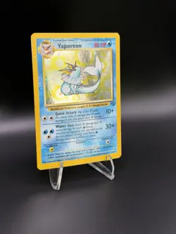 Pokemon TCG Vaporeon Jungle 12/64 Holo 1999-2000 Wizards Base Set - MP+ - Image 3