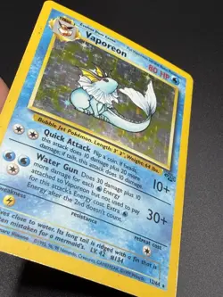 Pokemon TCG Vaporeon Jungle 12/64 Holo 1999-2000 Wizards Base Set - MP+ - Image 4