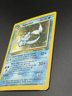Pokemon TCG Vaporeon Jungle 12/64 Holo 1999-2000 Wizards Base Set - MP+ - Image 5