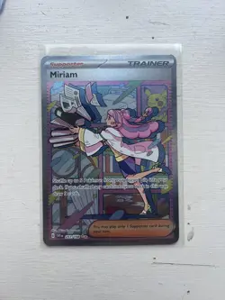 Pokemon TCG Miriam Scarlet & Violet Holo Card 251/198 Special Illustration Rare - Image 1