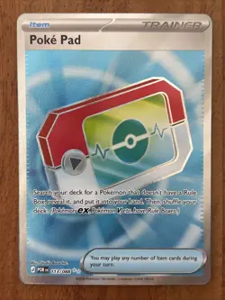 Pokemon TCG Poke Pad 113/088 Perfect Order Full Art Trainer Item Ultra Rare NM - Image 1