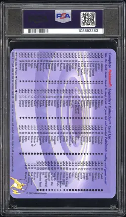 Charizard Legendary Collection Reverse Box Topper Pokemon Card PSA 8 NM MINT - Image 3