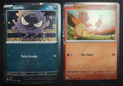 Charmander 020/217 And Ghastly 123/217 (Cosmos Holos) Ascended Heros + Stickers - Image 2