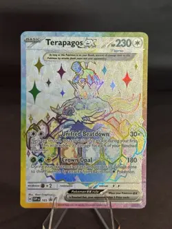 Terapagos ex SVP165 Pokemon TCG Scarlet & Violet Promo Ultra Rare Holo NM - Image 1