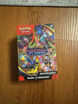 Pokemon TCG Mega Evolution Phantasmal Flames Booster Bundles New Sealed 6 Packs - Image 1