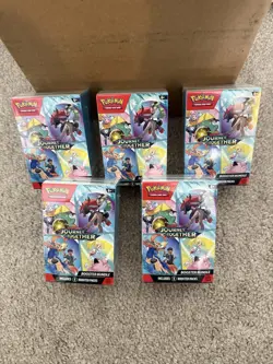 Pokemon Journey Together Booster Bundle Lot Of 5 - Image 1