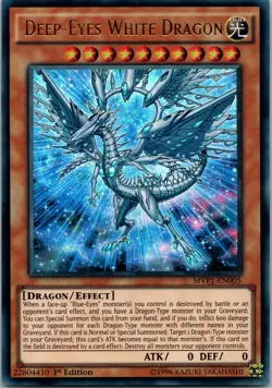 Yugioh Deep-Eyes White Dragon MVP1-EN005 1st Edition Ultra Rare NM - Image 1
