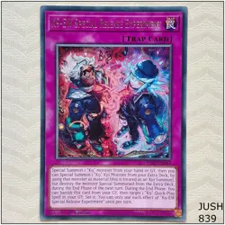 K9-EW Special Release Experiment - JUSH-EN041 - Rare 1st Edition Yugioh - Image 1
