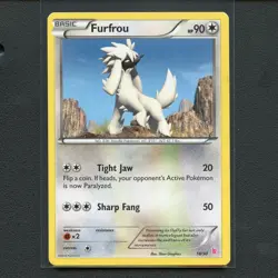 Pokemon TCG Furfrou 16/30 XY Trainer Kit: Sylveon Regular Card EN-LP 2014 - Image 1