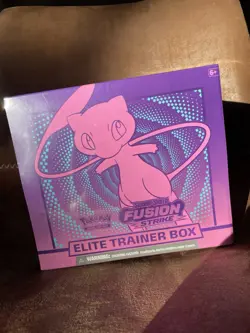 Pokemon Sword & Shield Fusion Strike Elite Trainer Box Sealed Mew Card Sleeves - Image 1