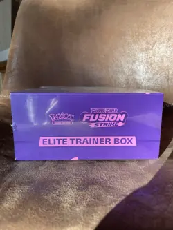 Pokemon Sword & Shield Fusion Strike Elite Trainer Box Sealed Mew Card Sleeves - Image 5