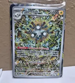 Sealed Pokemon Magneton SVP 159 Black Star Promo Surging Sparks ETB Holo Card - Image 1